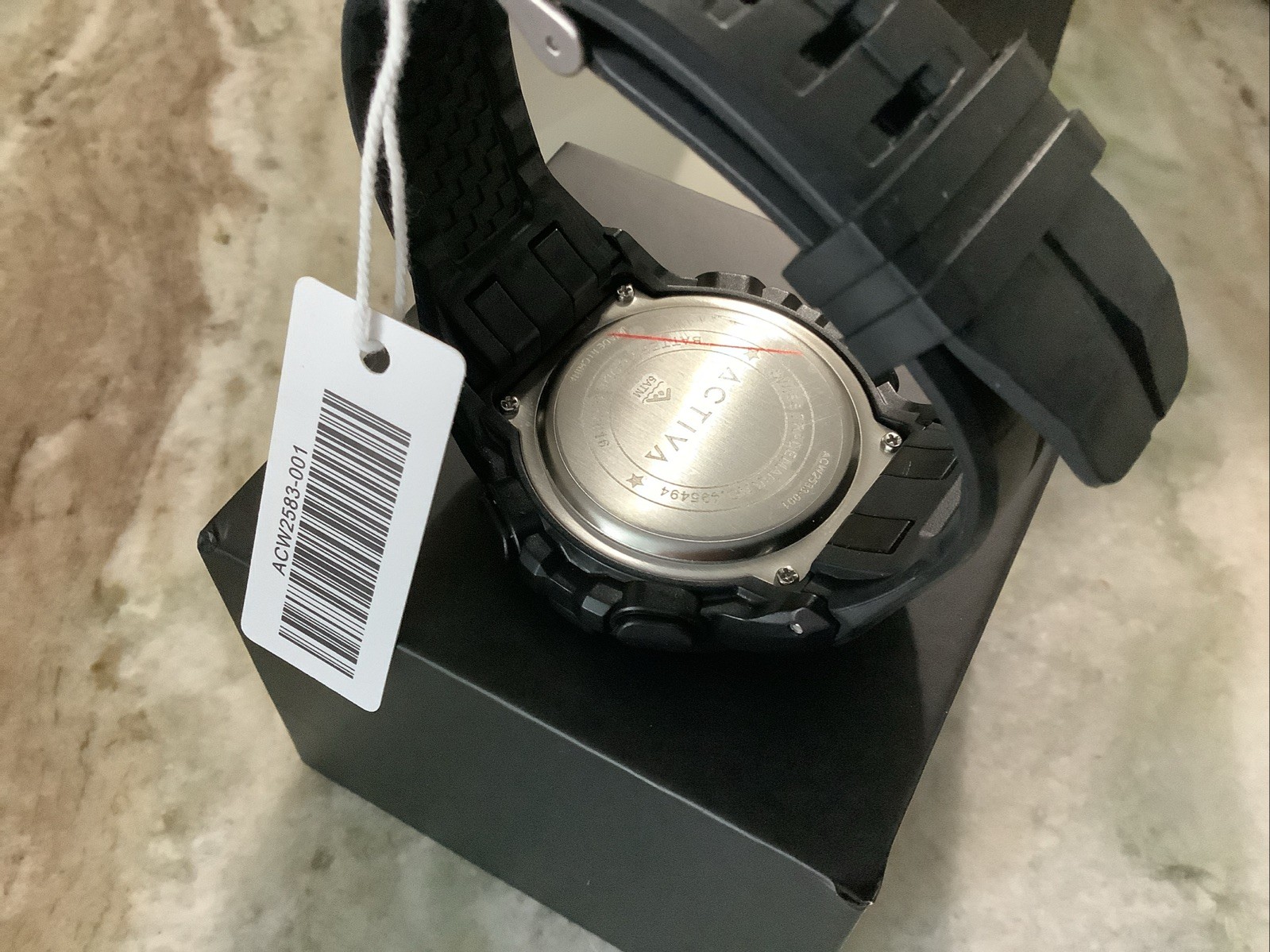 Activa Spry X Invicta Digital Essentials Men 53mm ABS Black SK160 NEW