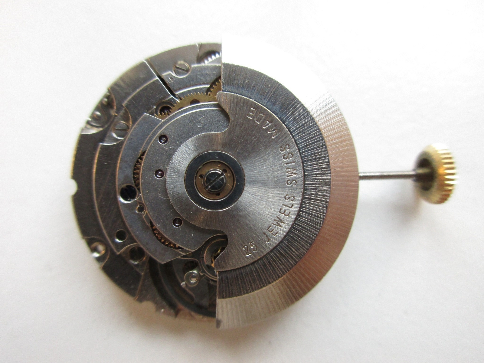 ETA cal. 2783 Swiss automatic 25 jewels watch movement – white date at 3