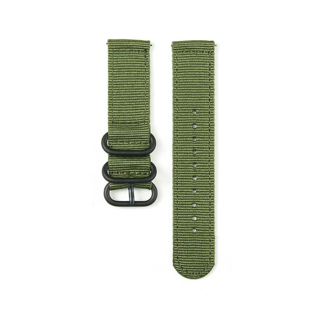 18mm 20mm 22mm Durable Military Woven Nylon Wrist Watch Band Quick Release Strap