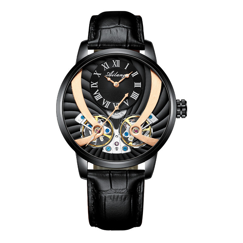 AILANG Waterproof Sapphire Glass Luminous Tourbillon Automatic Mechanical Watch