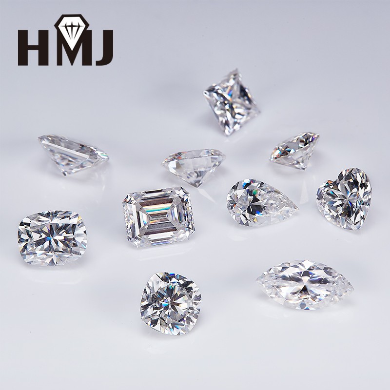 3~11MM Heart Cut Loose Moissanite D White Wholesale Excellent Cut W.GRA From US