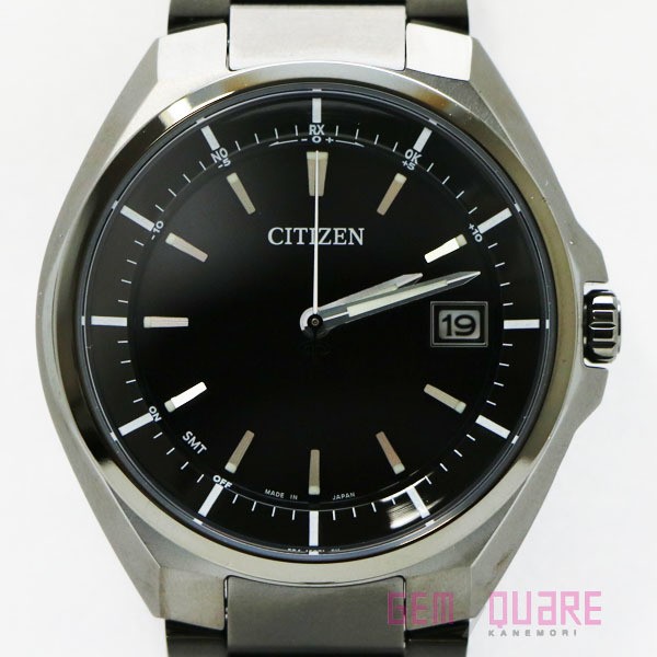 CITIZEN Attesa Solar Radio Watch Titanium Black CB3015 53E