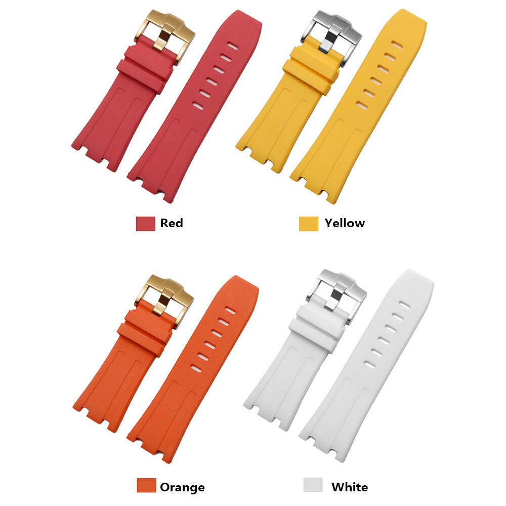 28mm Rubber Band For Audemars Piguet ROYAL OAK OFFSHORE 15703 Watchband Strap
