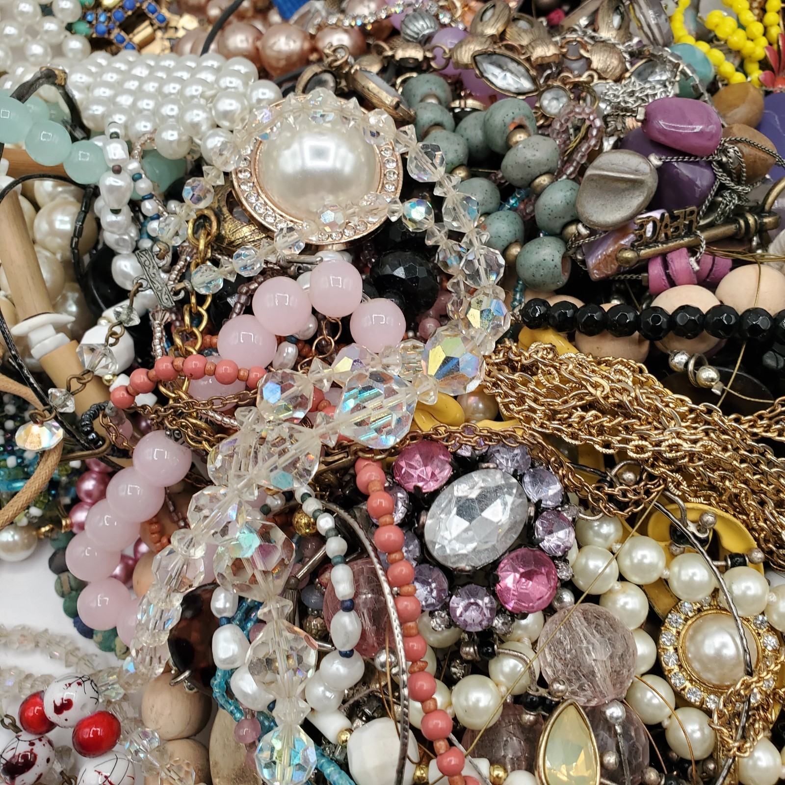 5 Pounds Vintage to Modern Costume Mystery Jewelry Junk Tangled Estate Lot