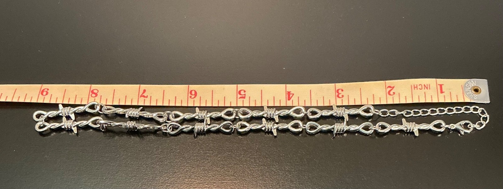 New Barbed Wire Men Necklace Stainless Steel 18” Inches 5/15