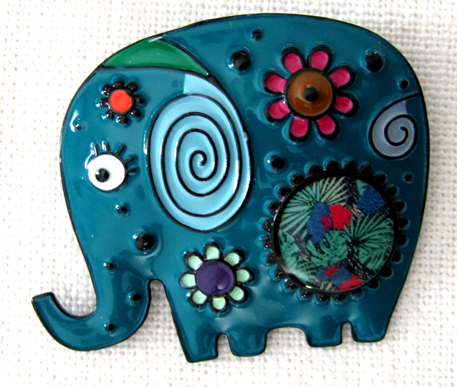 Elephant Brooch Pin Enamel/Metal Mixed Assortment 3 Colors ** YOU CHOOSE*
