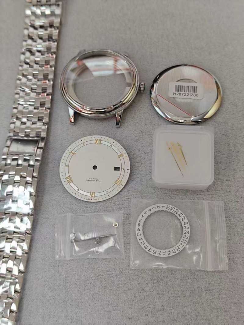39.5mm Stainless Steel Watch Case Band Kit For 2824 2892 After-sales Accessories