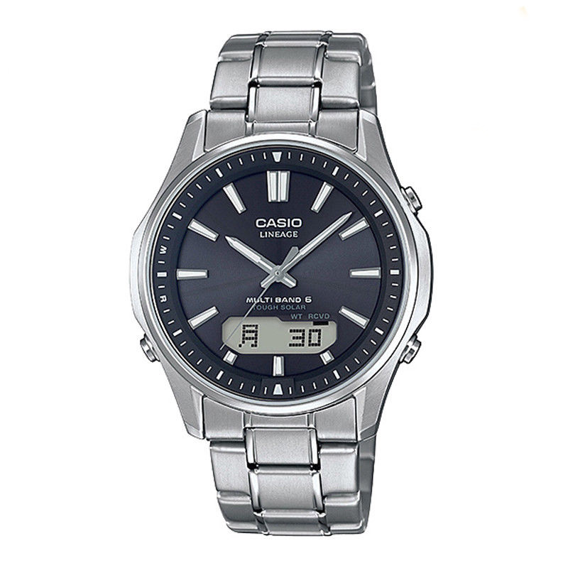 CASIO LINEAGE LCW-M100TSE-1AJF Solar Radio Titanium Men Watch LCW-M100TSE-1A NEW