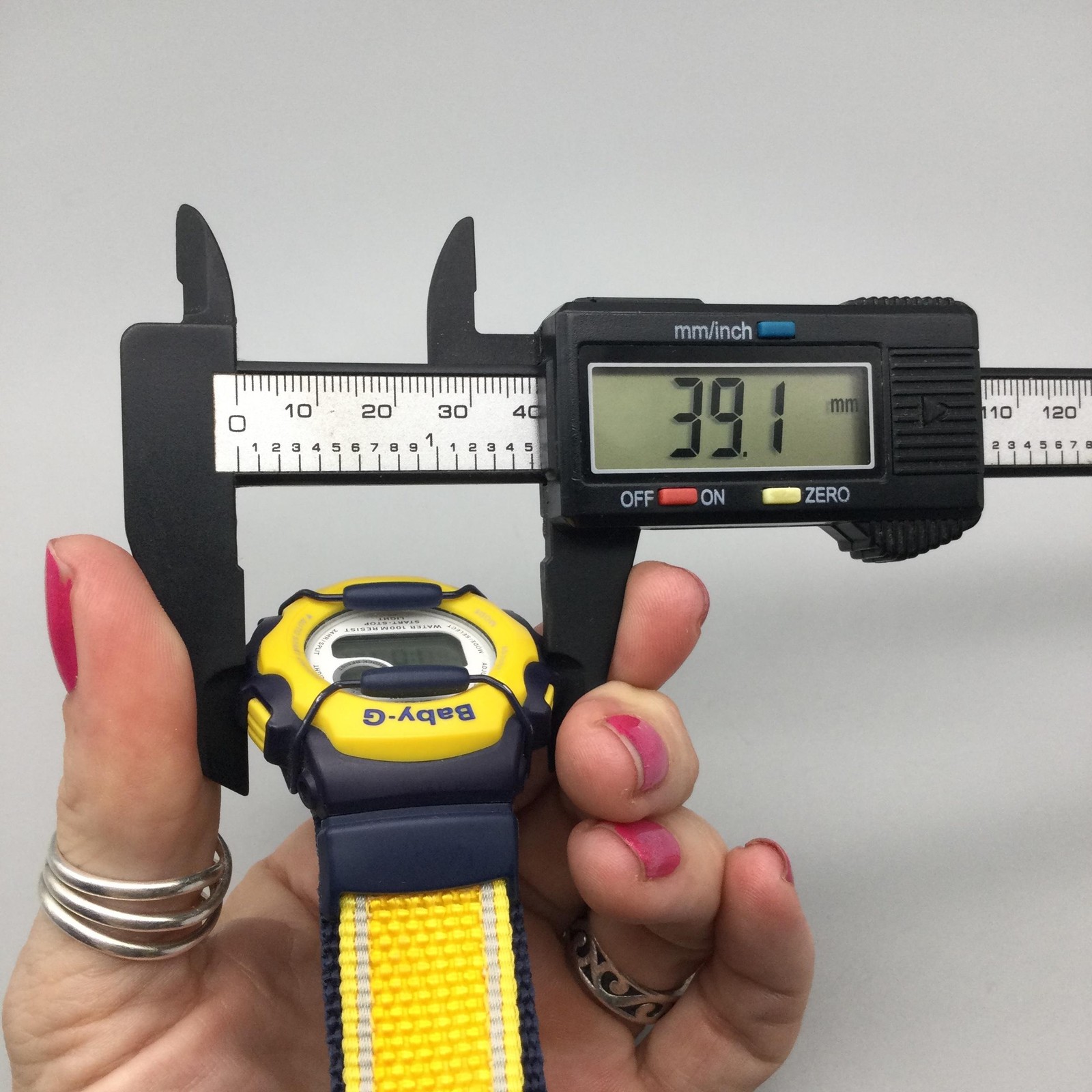 Casio Baby-G G-Lide BGX-132 Unisex Watch 39mm Yellow Blue Digital New Battery