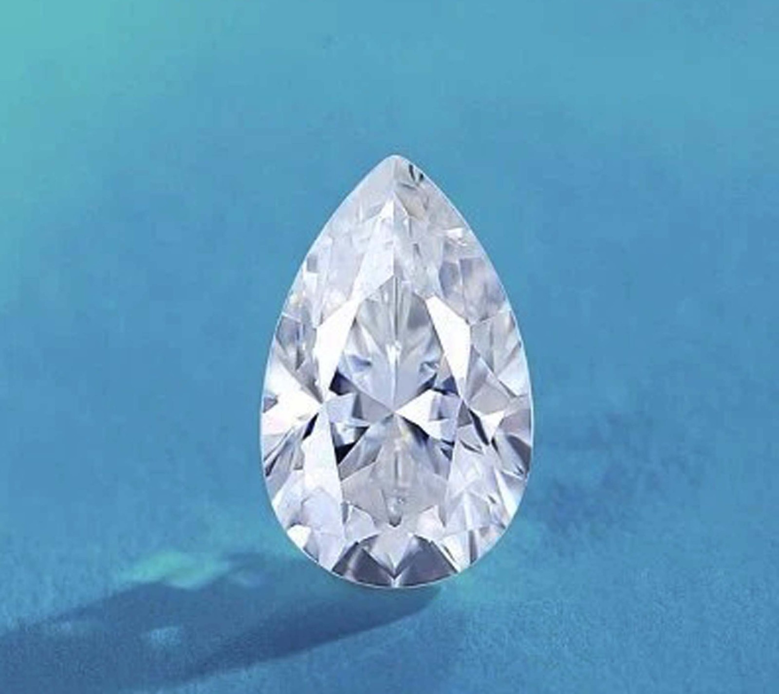 IGL Certified 2 Ct CVD Diamond Pear Shape F Color IF Clarity Lab Grown Gems 5OSS