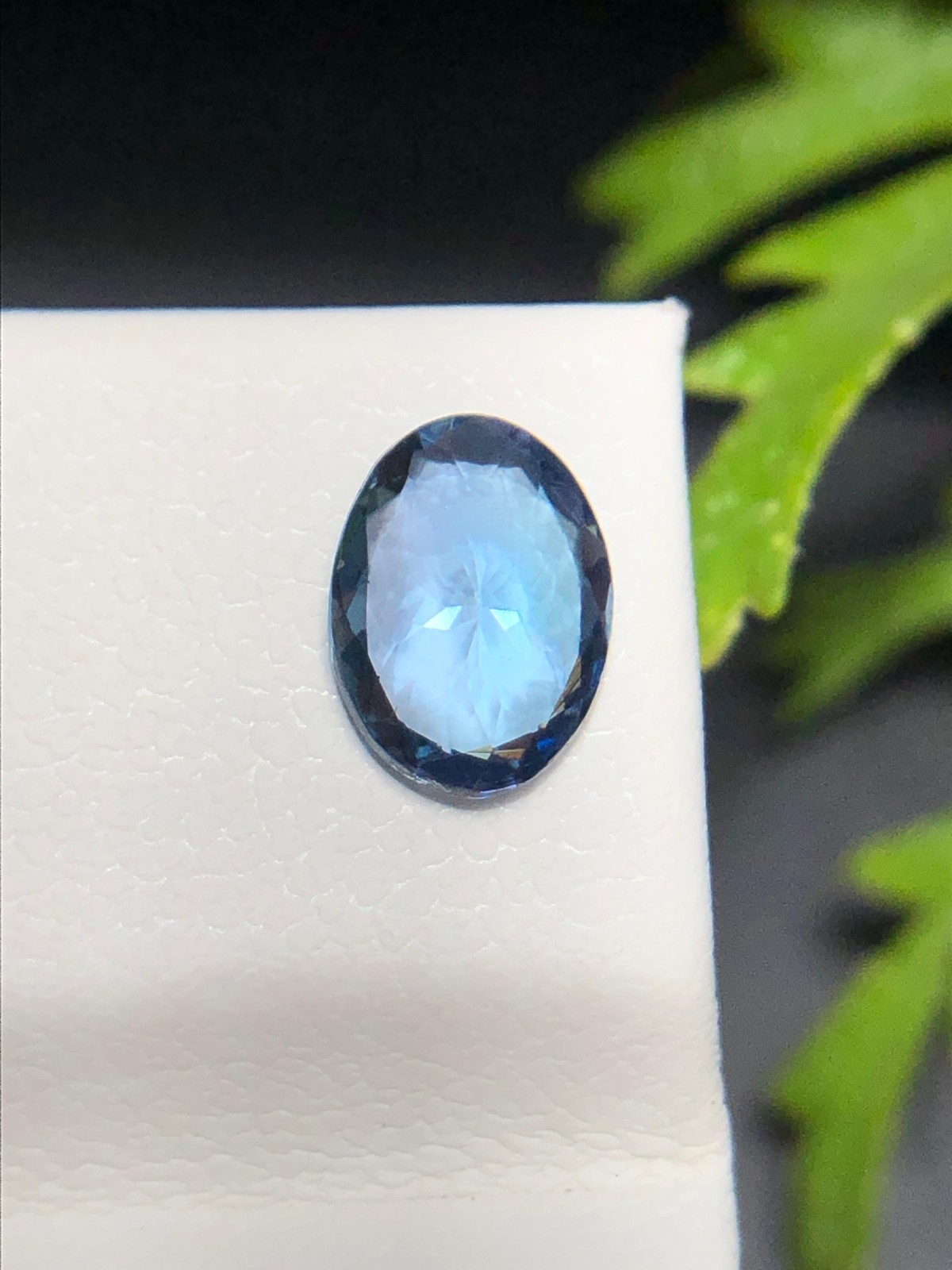 Natural Navy Blue Color Tanzanite Oval Faceted Loose Gemstone 1.10Ct & 7.8×5.7mm
