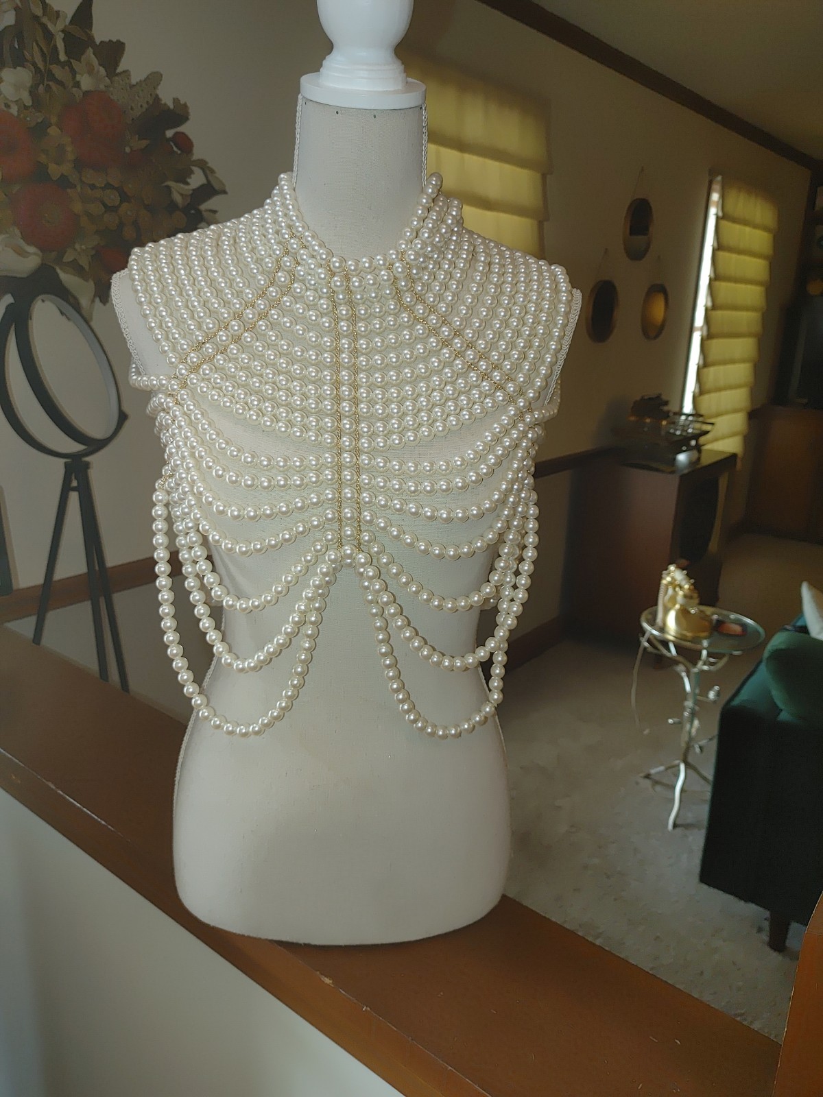 Pearl Collar Body Jewelry