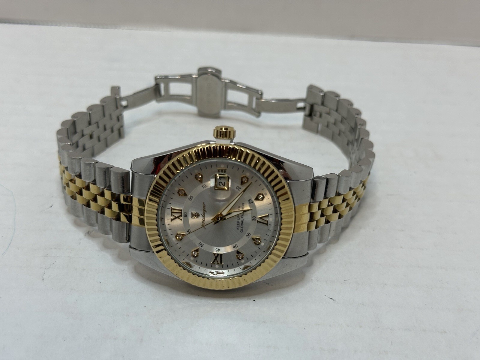 Poedagar classic luxury low-key business quartz men’s watch