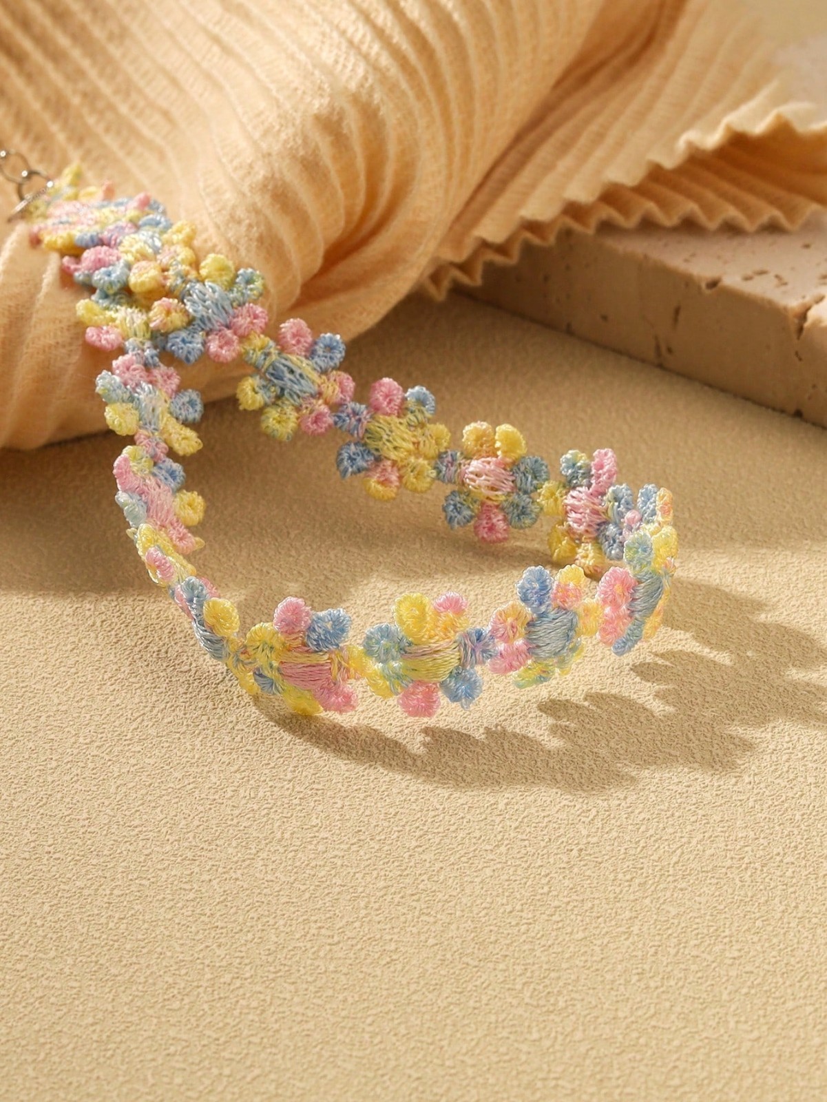 5PCS Choker for Women Multicolor Lace Velvet Choker Set Layered Classic Choker