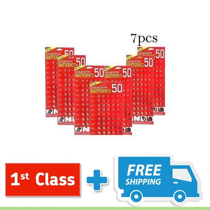 50 X Assorted Mixed Alkaline Button Cell Batteries – Choose QTY