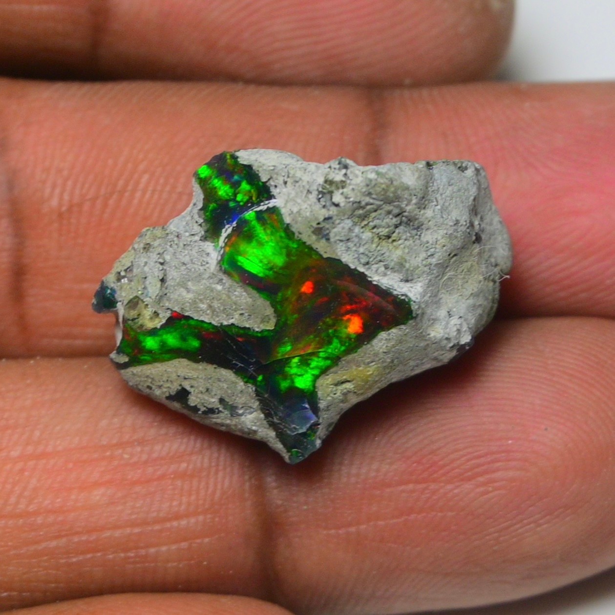 21.10 Cts Smooth Black Ethiopian Opal Rough, Ideal for Jewelry – Smoked Opal Raw