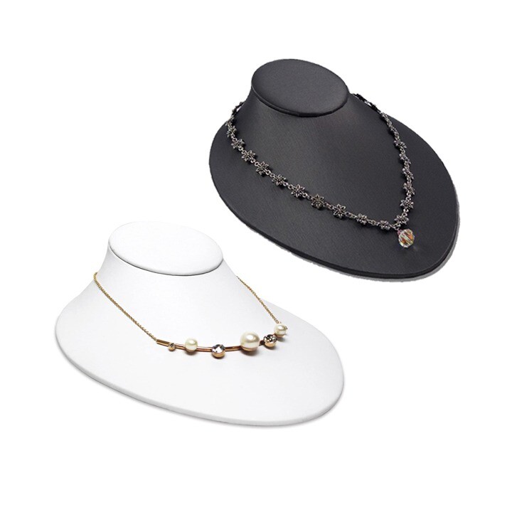 Jewelry Necklace Display Stand, Lay-Down Necklace Holder – Multi color options