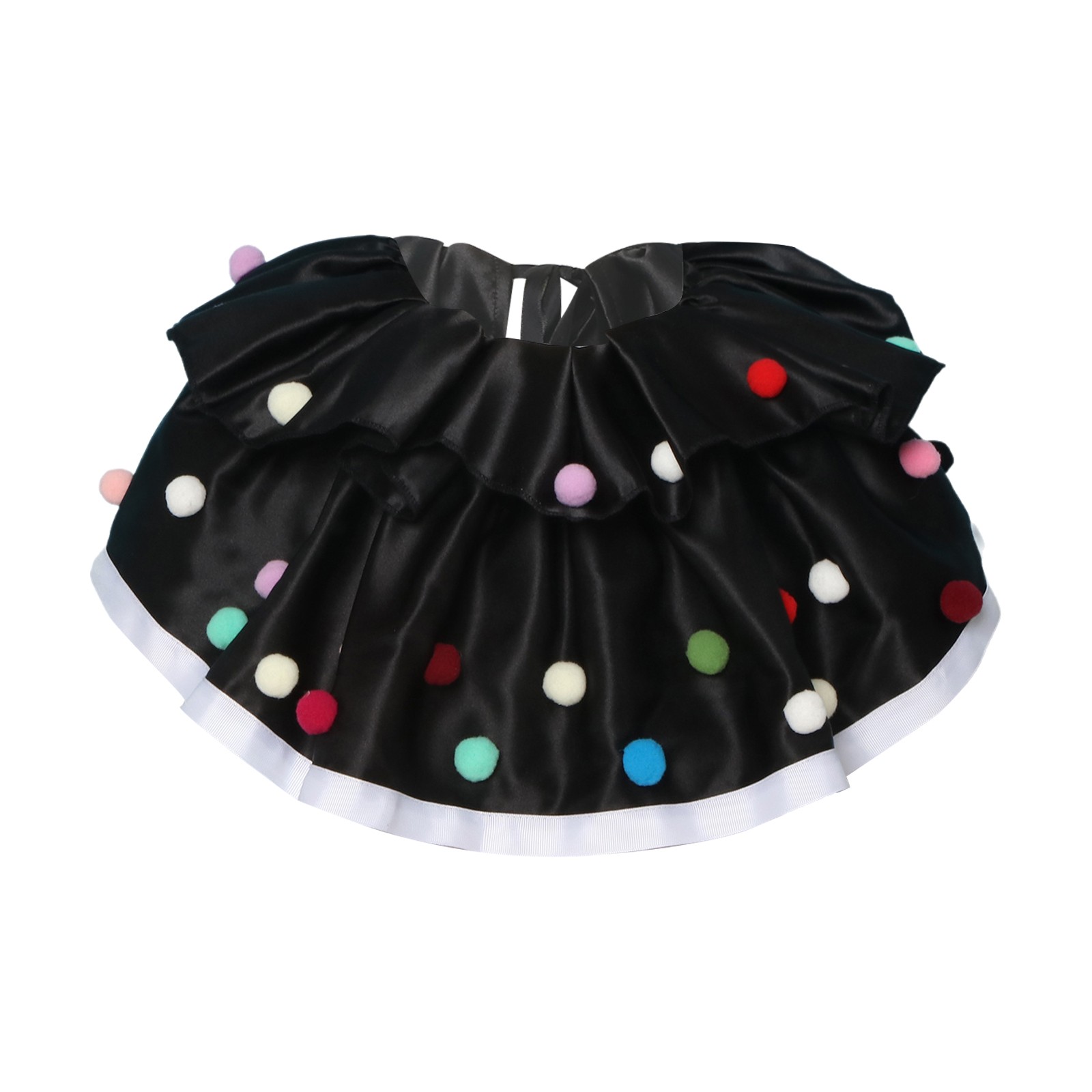 Unisex Adults Clown Collar Christmas Faux Collar Retro Clown Neck Cover Trendy