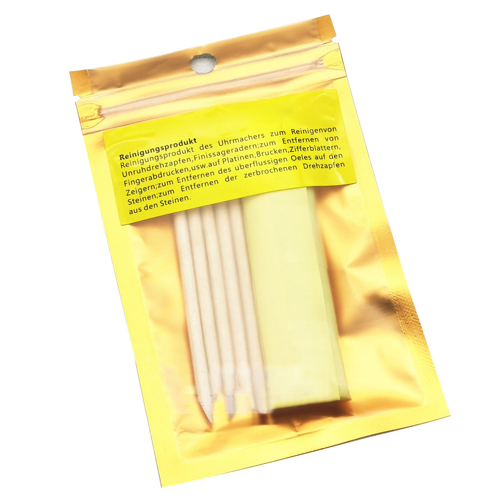 Watch Parts Movement Cleaning Clay Cleaner With Wooden Stick Kit for Watchmaker
