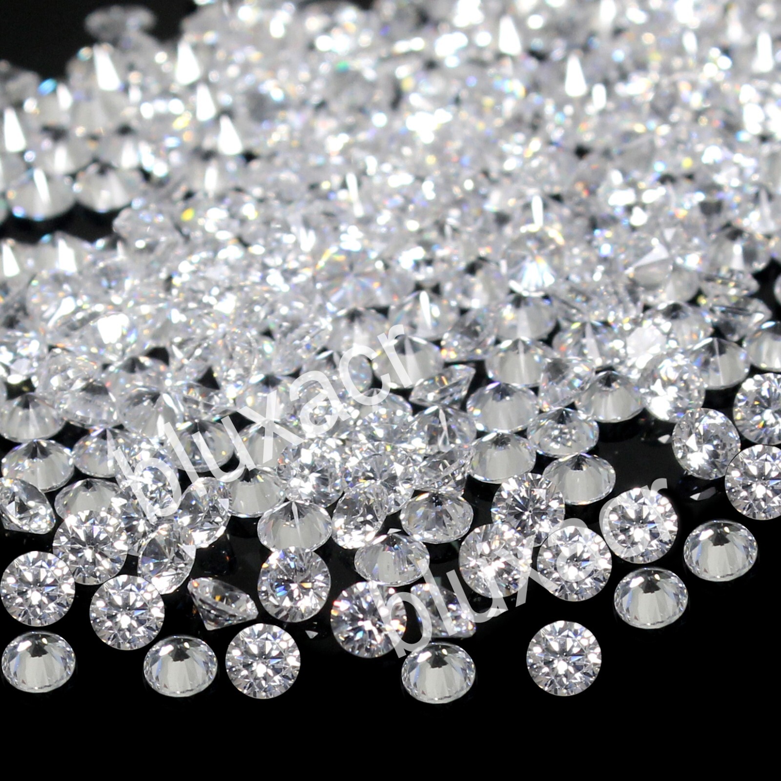 Natural VVS1 D Color Diamond Certified 1.30 MM Round Brilliant Wholesale 100 Pc