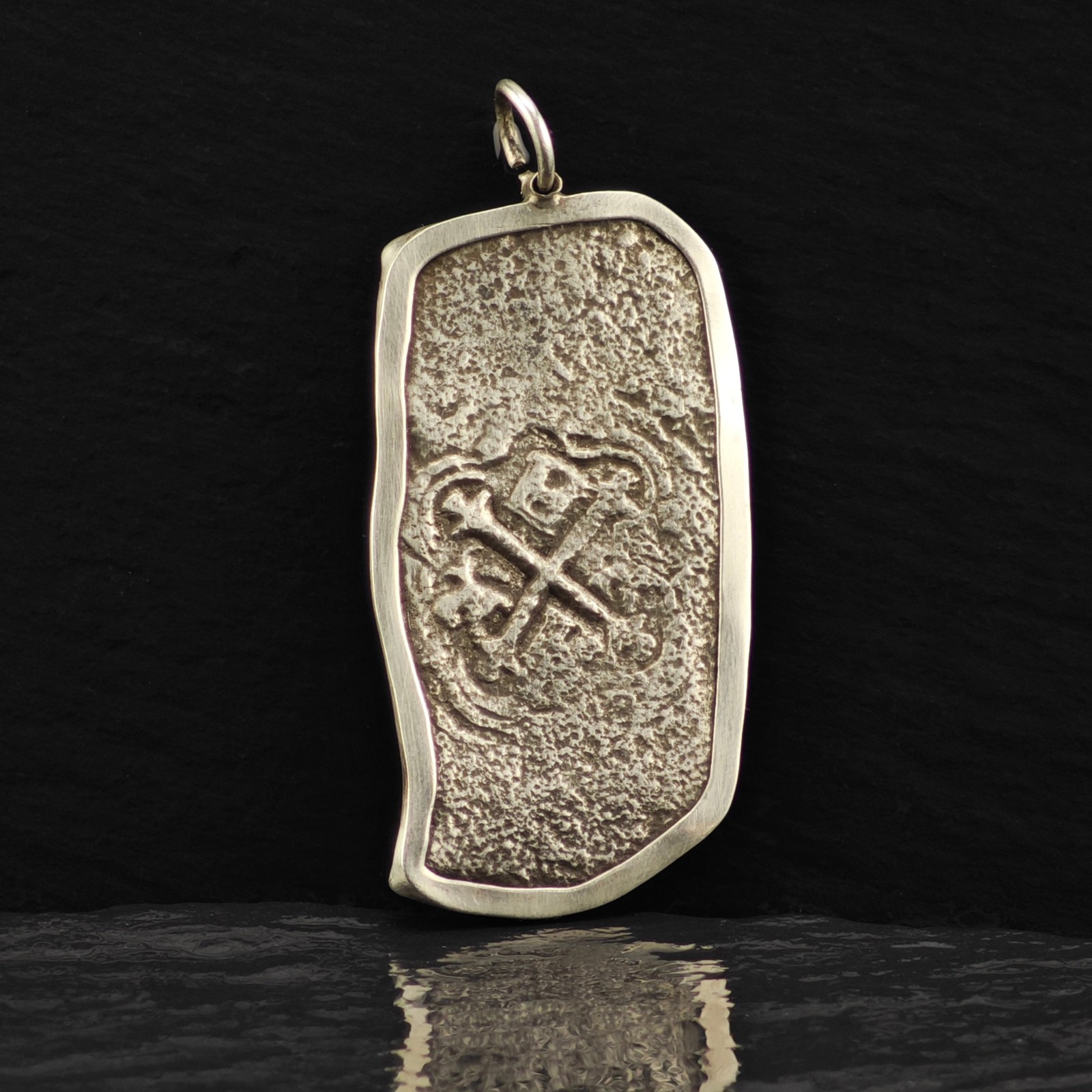 1700 Atocha Shipwreck Coin Pendant Sterling Silver