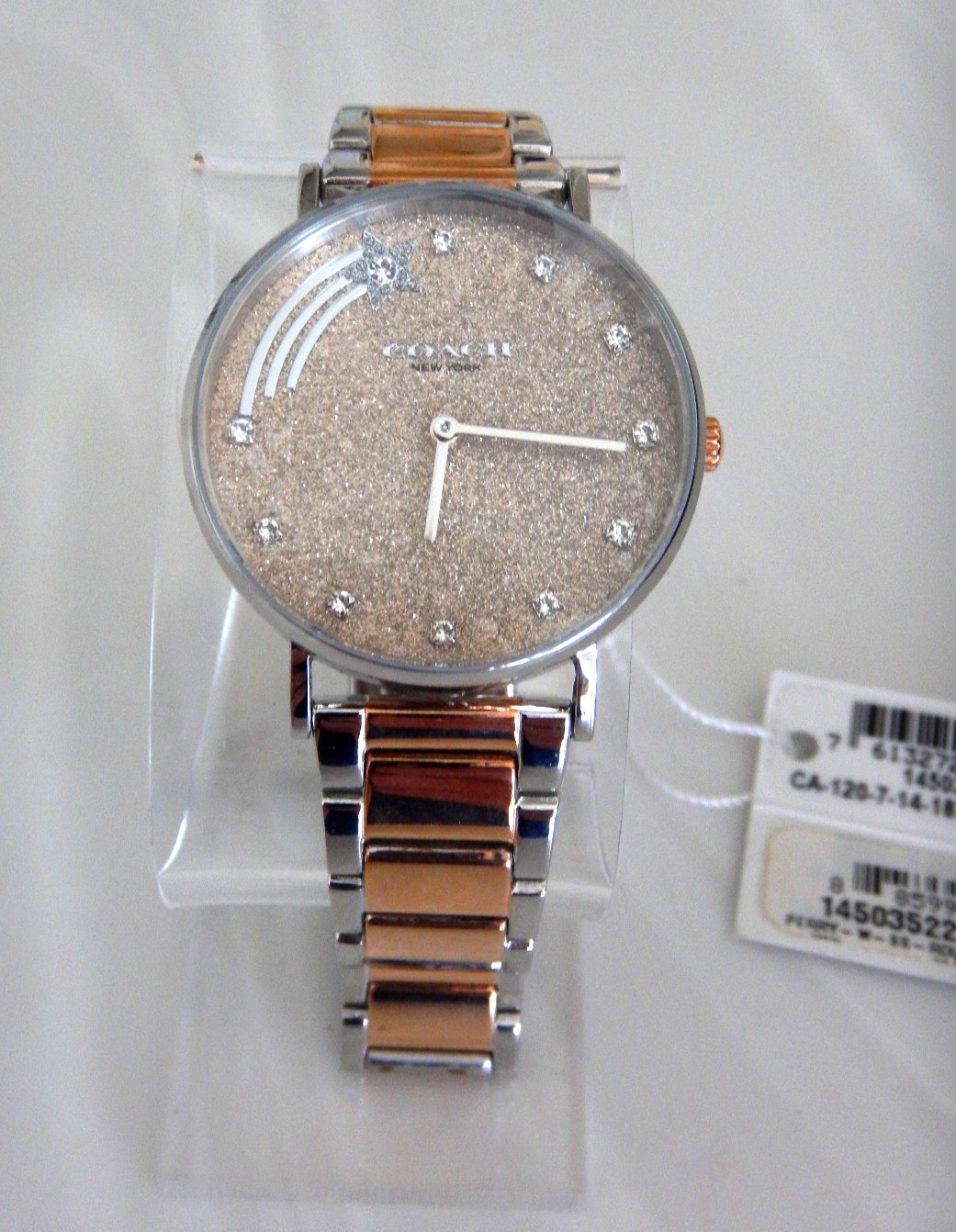 Brand New Coach 14503522 Perry Watch Glitter Crystal Markers