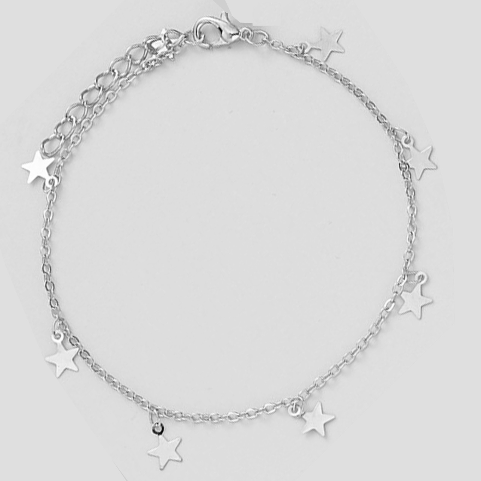 14K Gold & Silver Plated Anklet Set for Women, Fashionable Ankle Bracelets