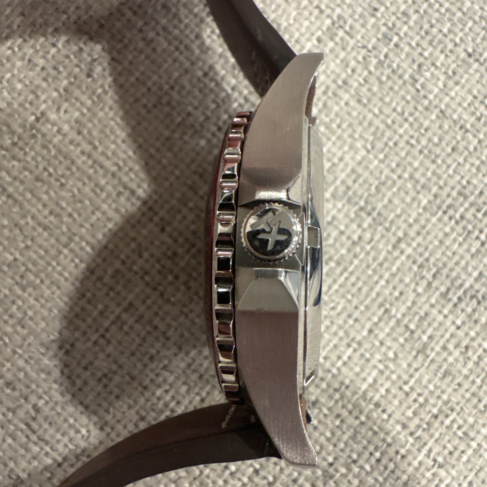 Timex Navi XL 41mm Red Stainless Steel Case with Leather Strap (TW2U09900ZV)