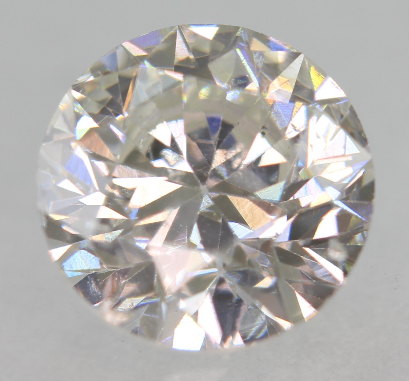 Certified 1.01 Carat F VVS2 Round Brilliant Natural Enhanced MINED Diamond 6.37m