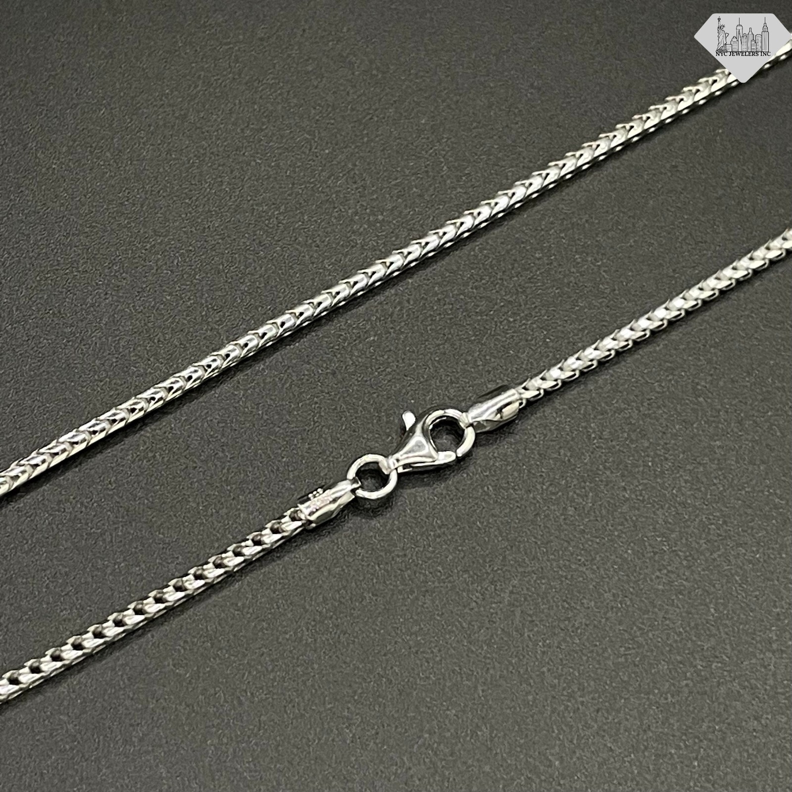 Italian Solid Sterling Silver Franco Link Chain Necklace 925 Silver Chain UNISEX