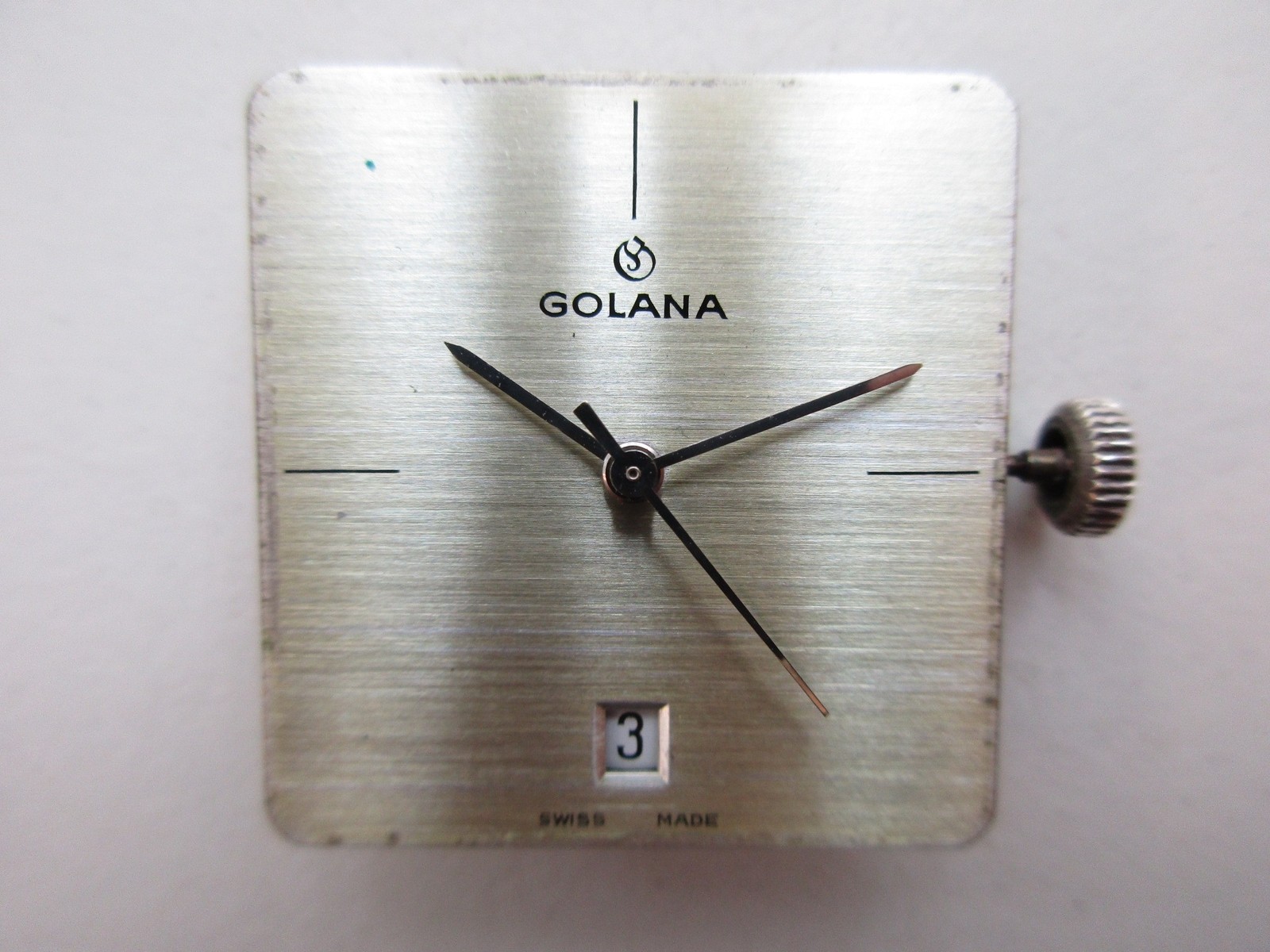 ETA cal. 2783 Swiss automatic watch movement & dial – white date at 6 – running