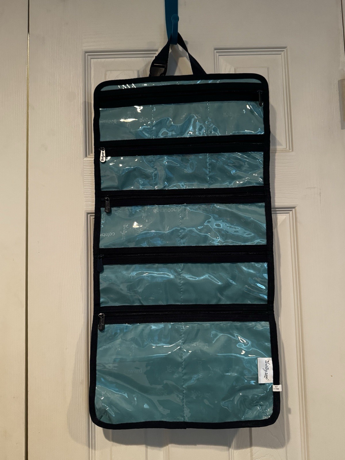 Thirty-One Brand Travel Jewelry Organizer Snap Closure , Zipper Compartments