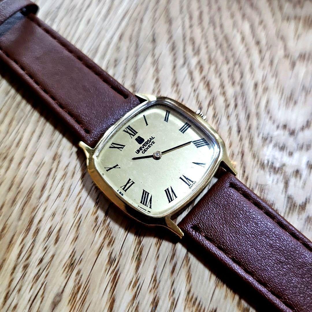 Universal Geneve 542640 Manual Roman Dial Watch Case1.24in