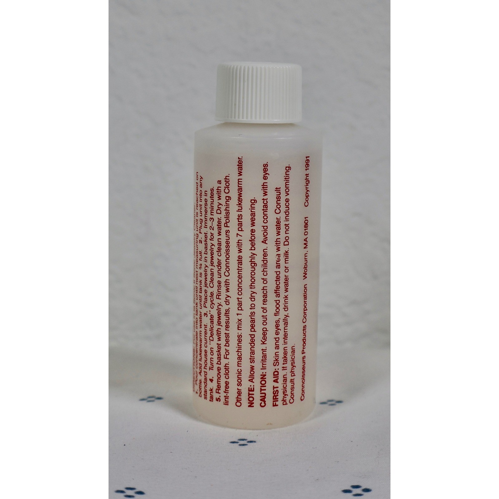 Connoisseurs la Sonic Jewelry Cleaner Concentrate Delicate Formula 2 fl oz