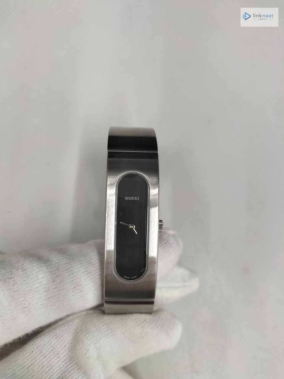 GUCCI 2400S Women’s Quartz Bangle Watch Stainless Steel