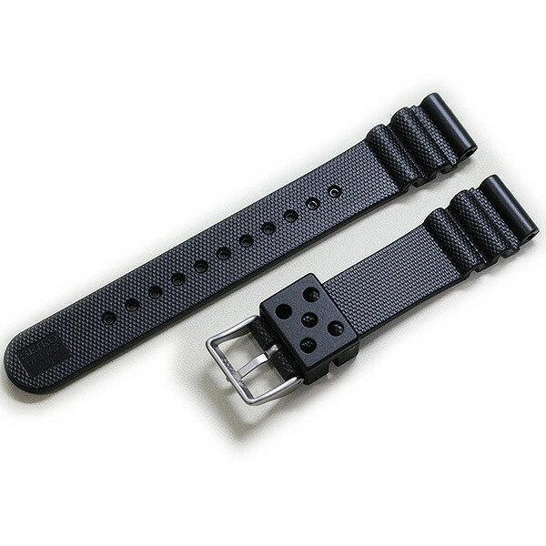 SEIKO Genuine Black Watch strap Band 20mm Urethane DE39AZ SBDX001 SBDX003 for 60