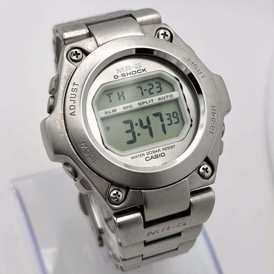 Casio MR-G First Generation Full Metal Digital Grey Watch Japan 0714560