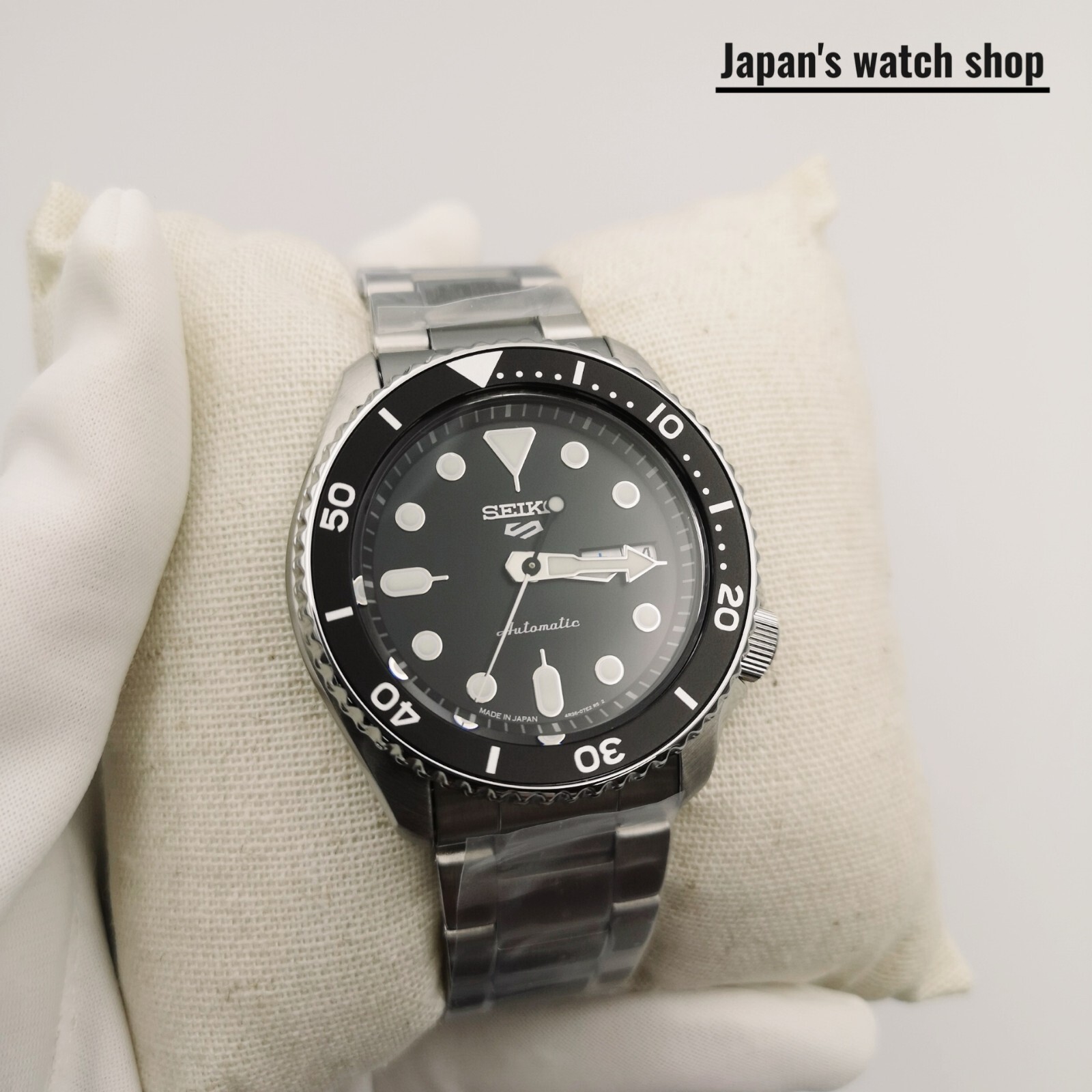 SEIKO 5 SPORTS SBSA005 Black Mechanical Automatic Men’s Watch New in Box
