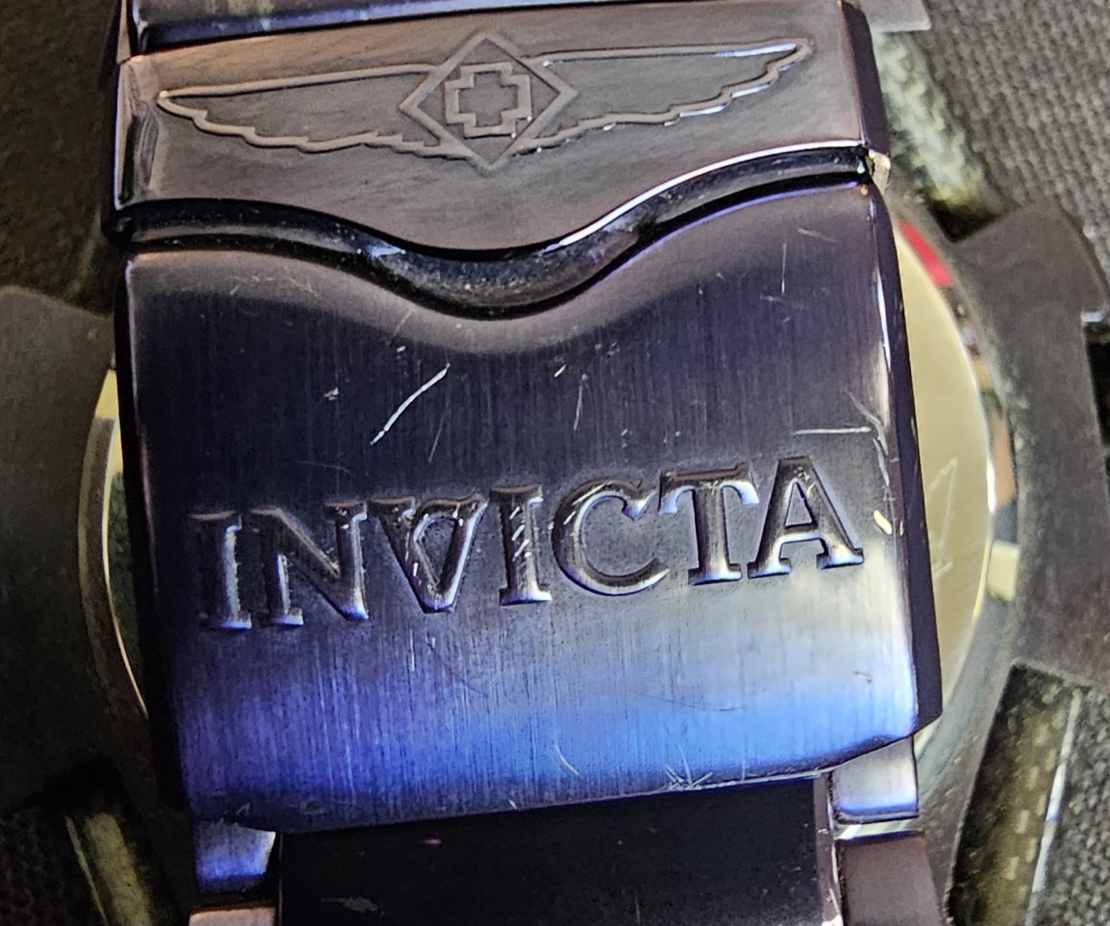 Invicta 36100 S1 RALLY Purple Green Chronograph Automatic Carbon Watch