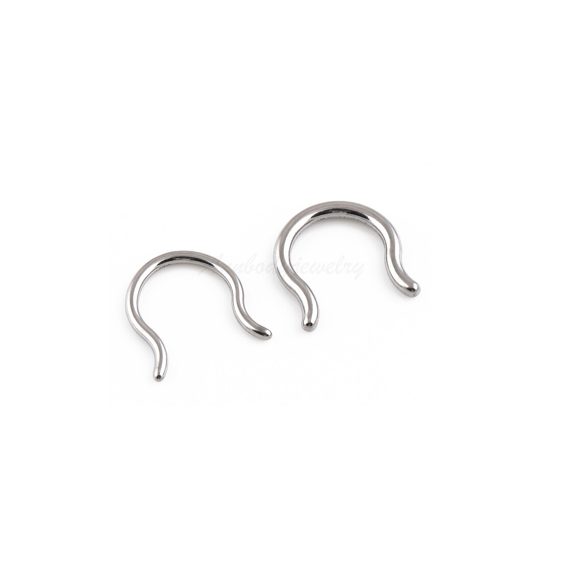 14g 16g 5/16” (8mm) 316L Steel Septum Retainer