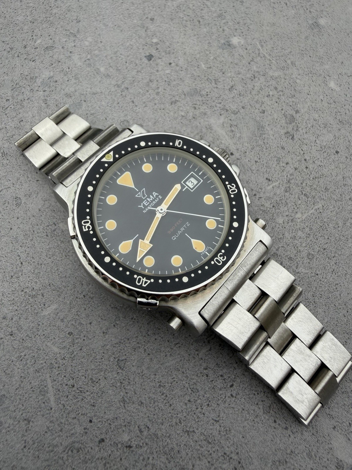 1980s Yema Navygraf II Watch