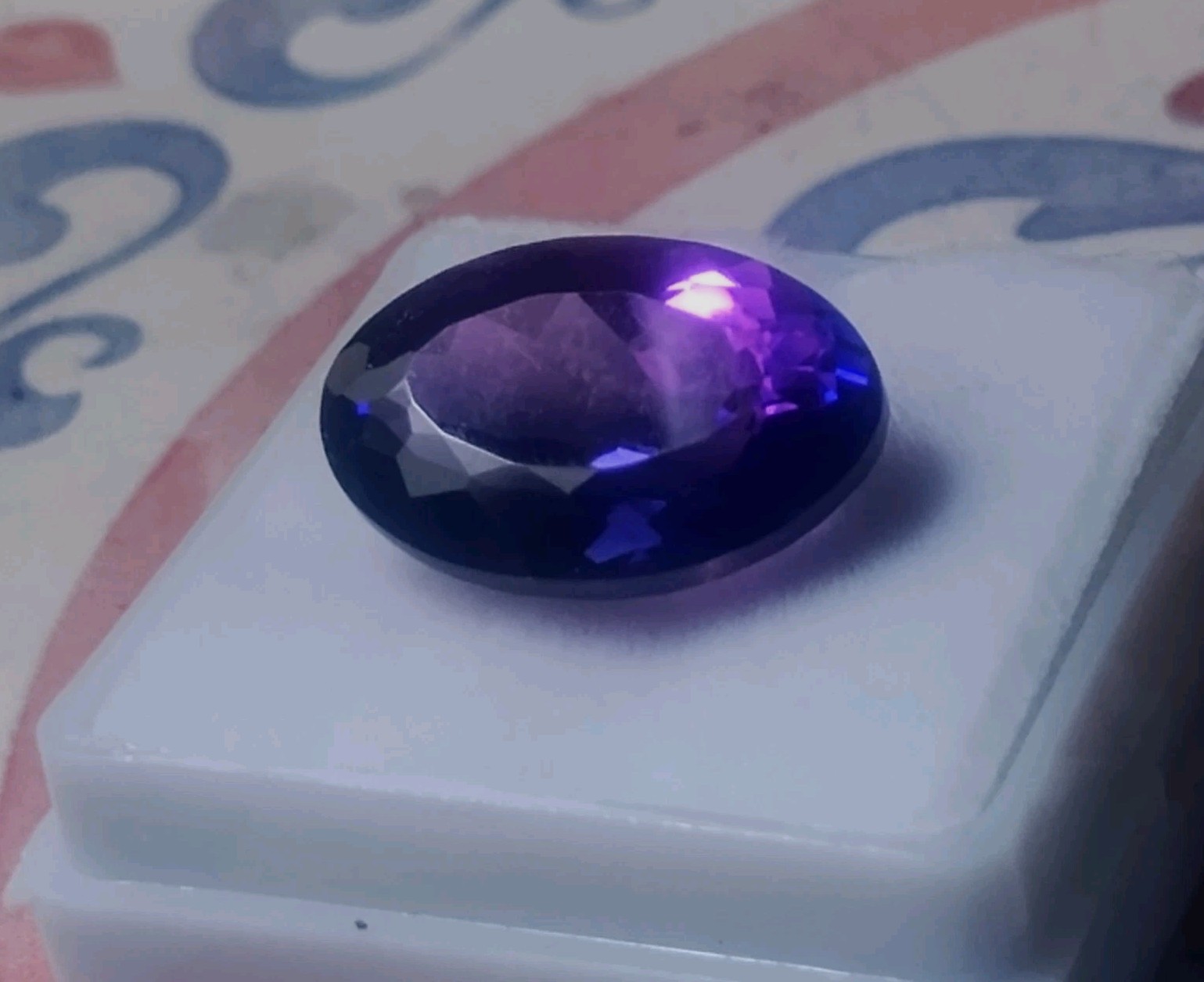 11.15CT Flawless Natural Purple Pink Sapphire Excellent Oval Cut 15.1×10.1×7.1mm