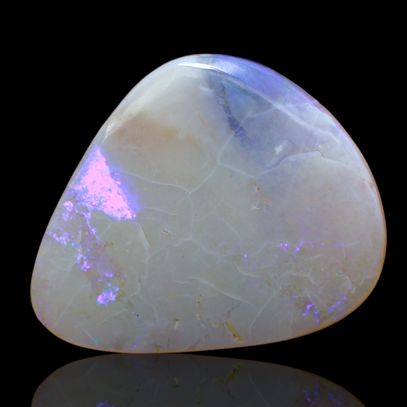 11.00 Cts Natural Fire Opal Cabochon Meditation Necklace Making 23x19x4 mm