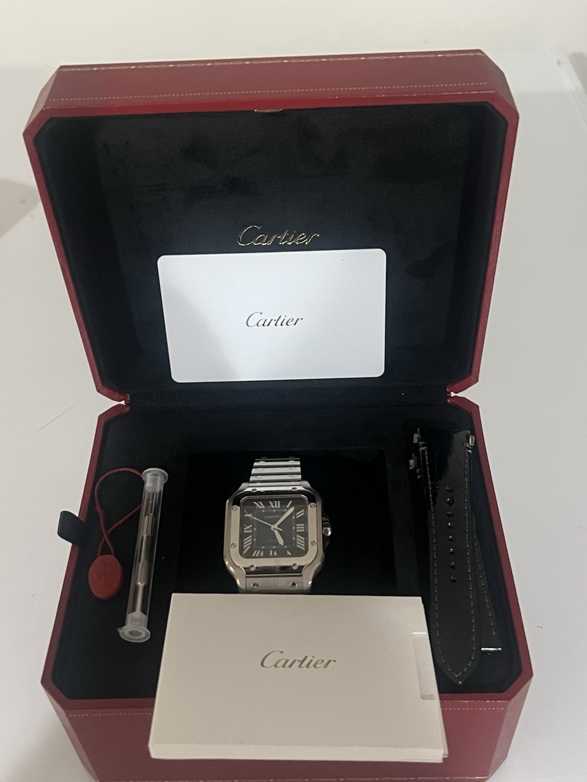 Cartier Santos de Cartier WSSA0063 Medium Blue Dial 2024