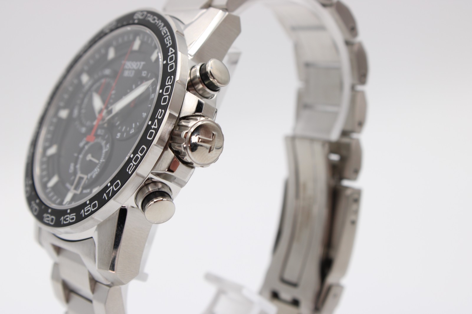 TISSOT Supersport Chrono T125.617.11.051.00 Quartz Black Dial Men’s Watch 45.5mm