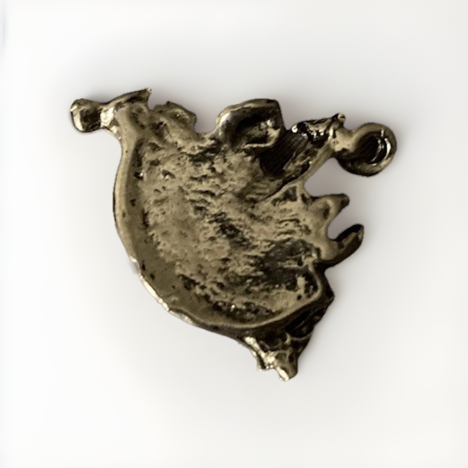 Iridium Metal With Palladium Rhodium Animal Boat Pendant 2.53 Grams Scrap