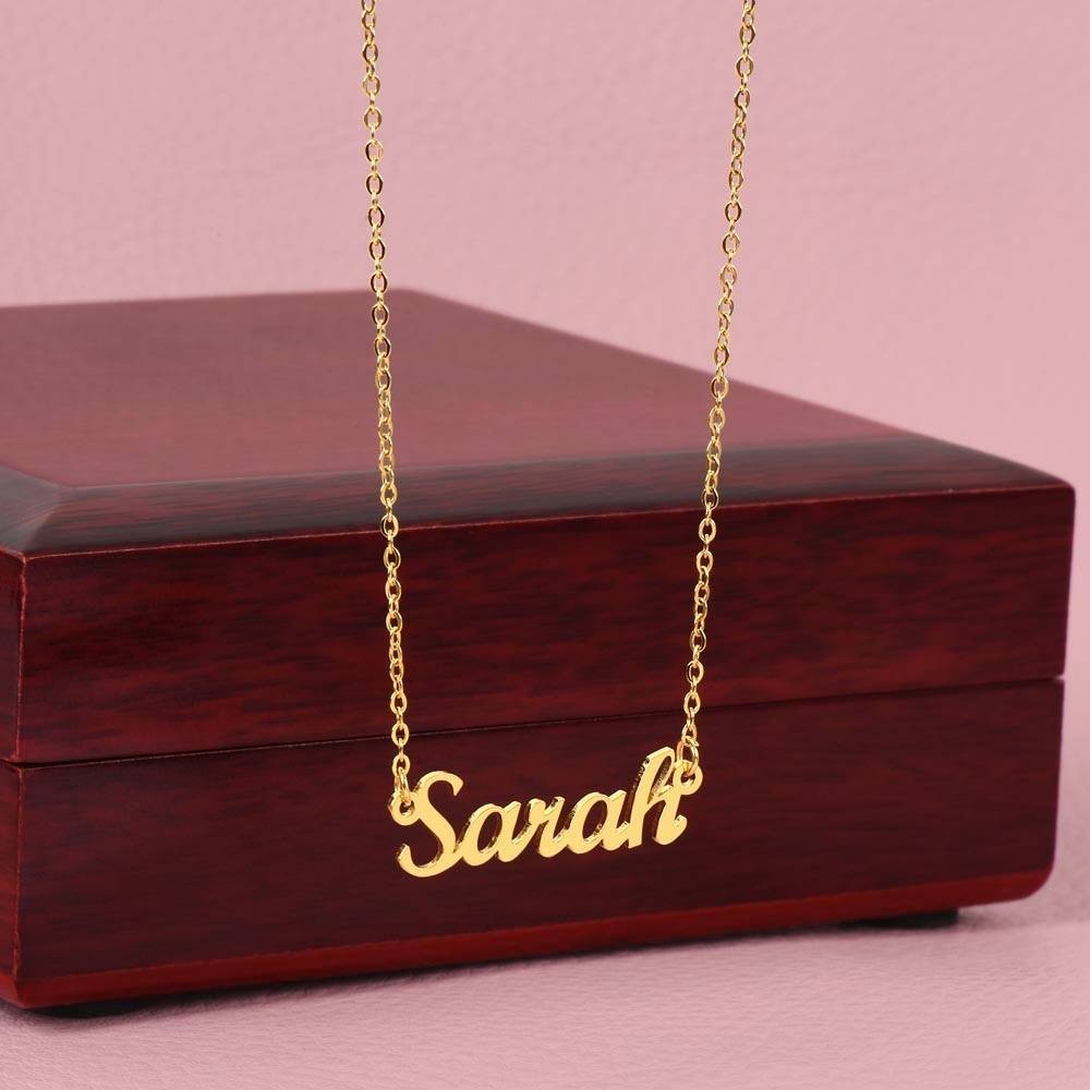 To My Daughter Custom Name Pendant Necklace, Inspirational Gift from Mom Dad