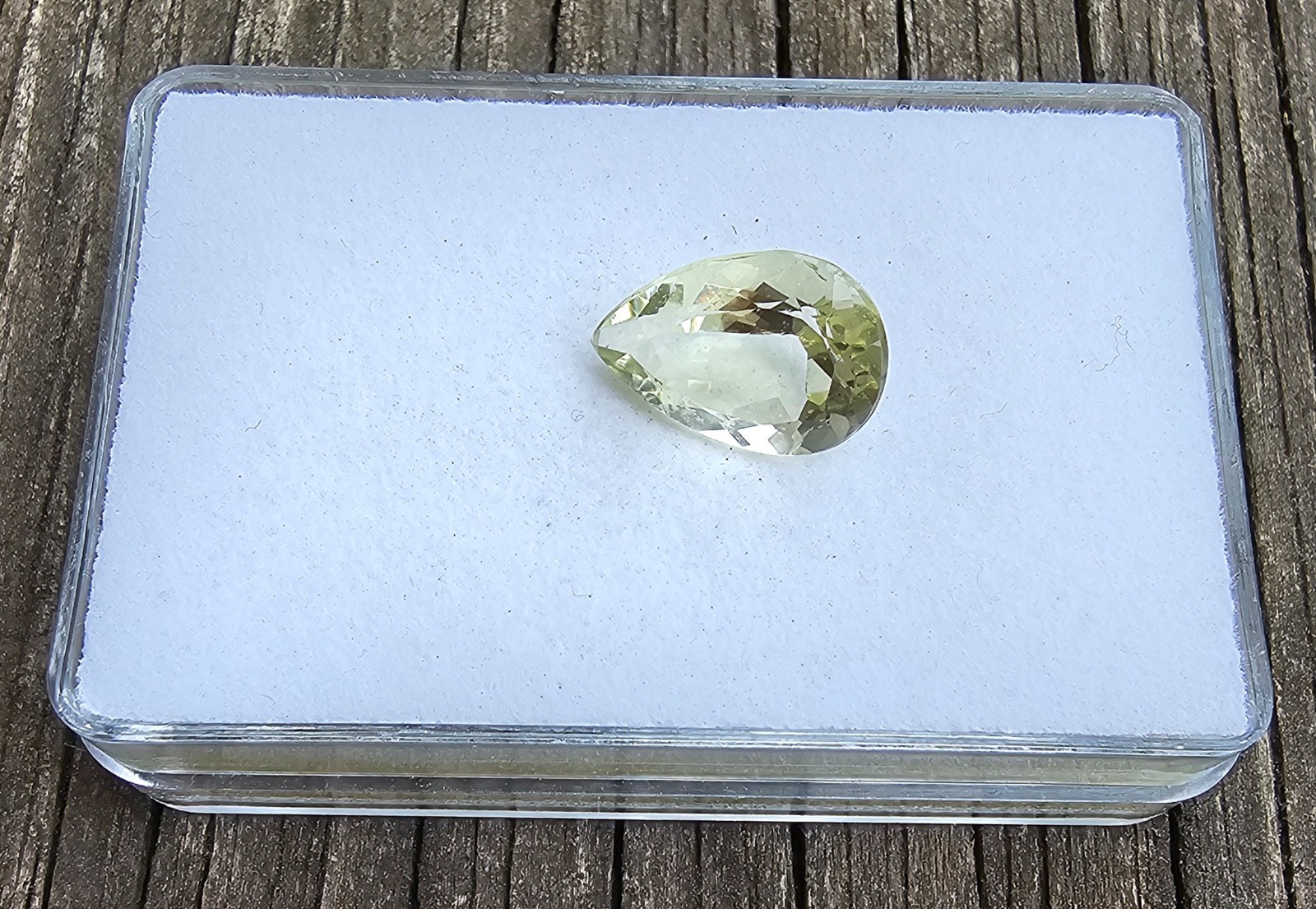 Yellow Beryl 14×9.7mm Pear Shape Loose Gemstone!
