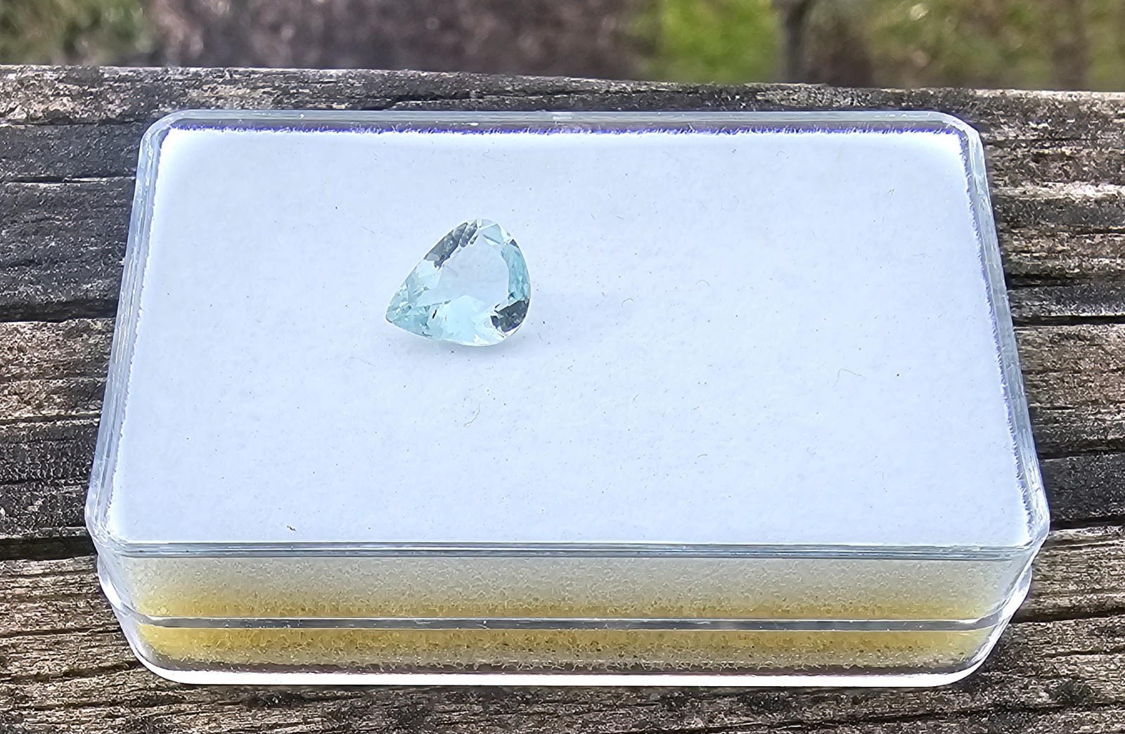 Aquamarine 8.9×6.9mm Pear Shape Loose Gemstone!