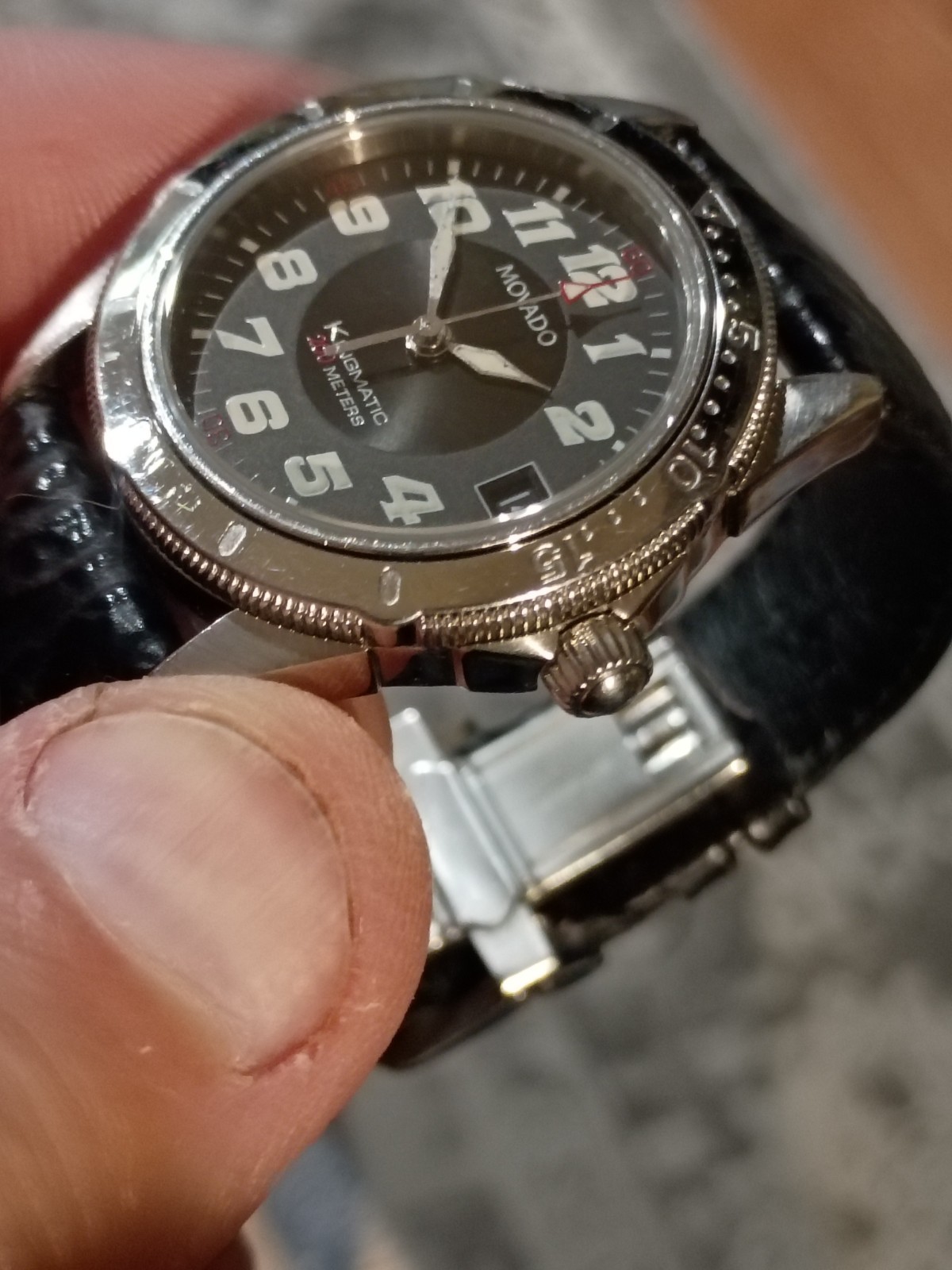 Movado Kingmatic 84-D7-867 200 Meter Diver Mid-size 33mm, Super Nice!!!